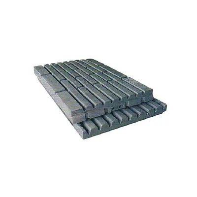 Pelat Toggle Jaw Liner Baja Mangan Tinggi Tahan Aus Tinggi Untuk Jaw Crusher