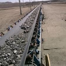 Industrial Mine Conveyor Belt Untuk Mengangkut Grind Bijih Mineral Batu Digiling